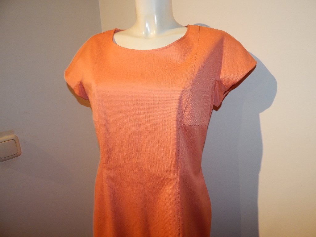 Max Mara weekend mooie koraal kleurige jurk Als Nieuw D44, Verzenden, Oranje, Zo goed als nieuw, Knielengte