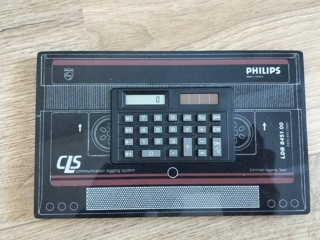 Philips LDB 8451 Rekenmachine Video Tape Formaat, Ophalen of Verzenden