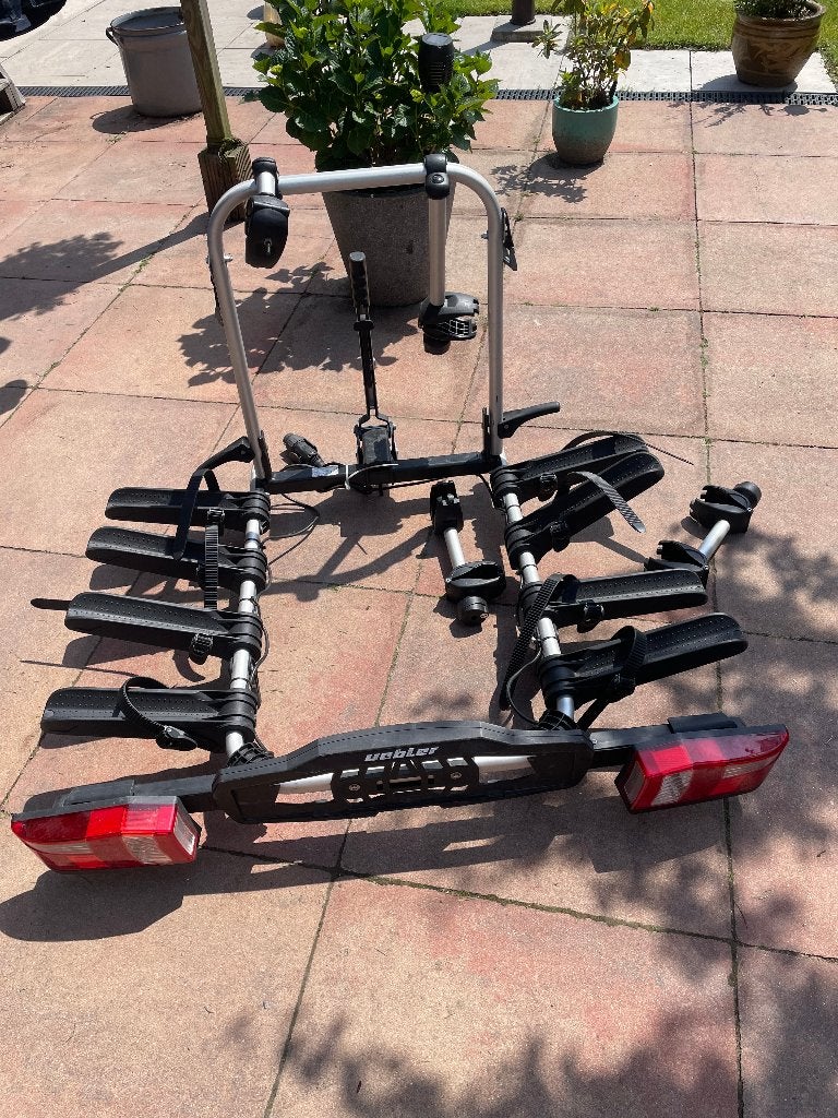 Uebler Fietsendrager, Auto diversen, Fietsendragers, Gebruikt, Trekhaakdrager, 3 fietsen of meer, Elektrische fiets, Ophalen