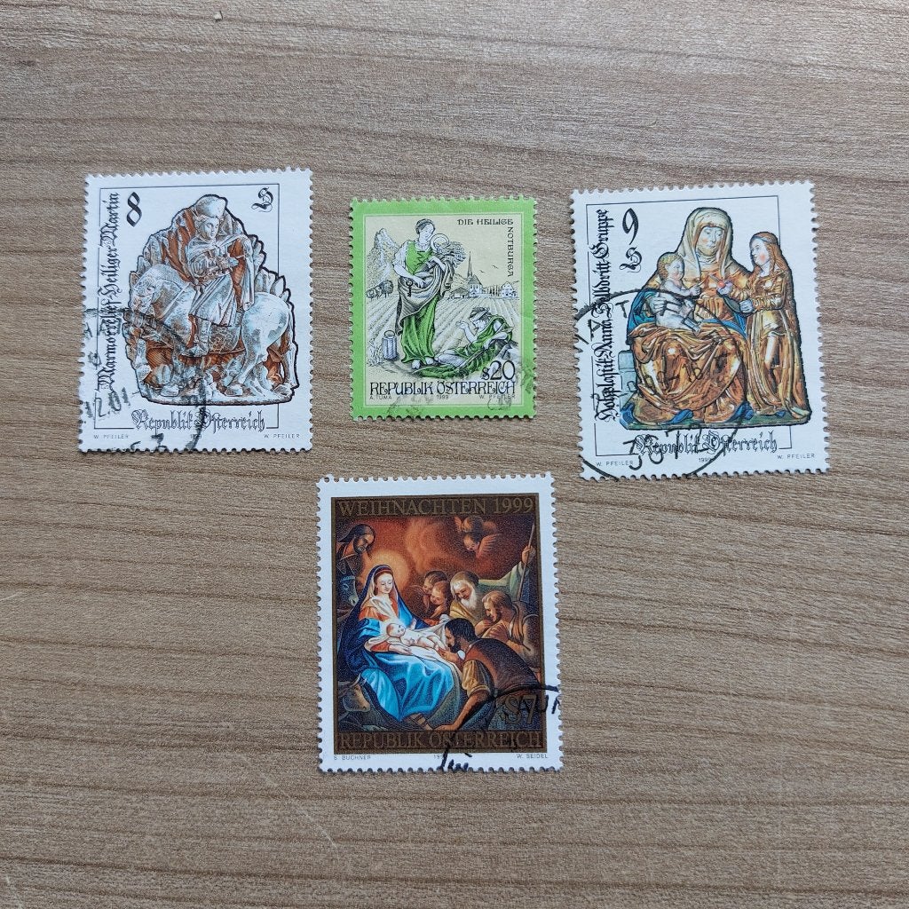 Oostenrijk  Jaar 1999  Religieus motief, Ophalen of Verzenden, Gestempeld