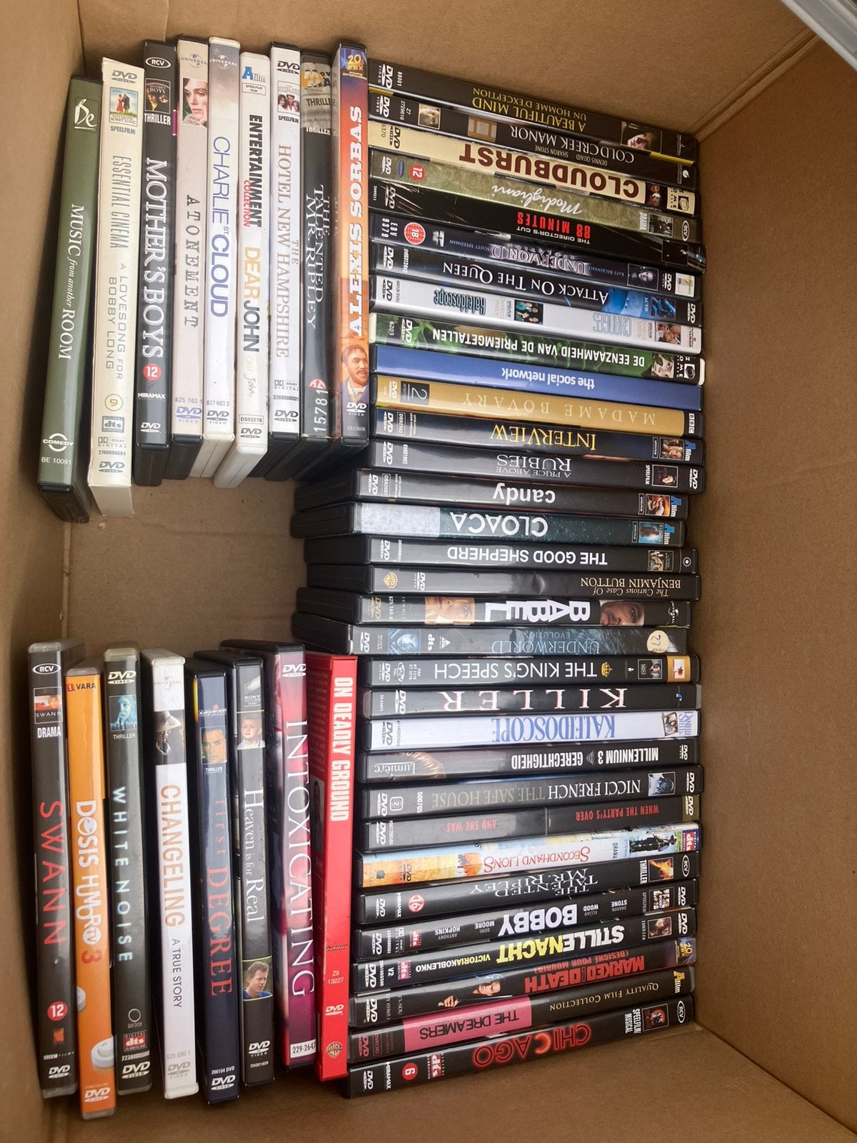 Ongeveer 350 dvd’s, Cd's en Dvd's, Dvd's | Filmhuis, Alle leeftijden, Ophalen of Verzenden, Zo goed als nieuw, Overige gebieden