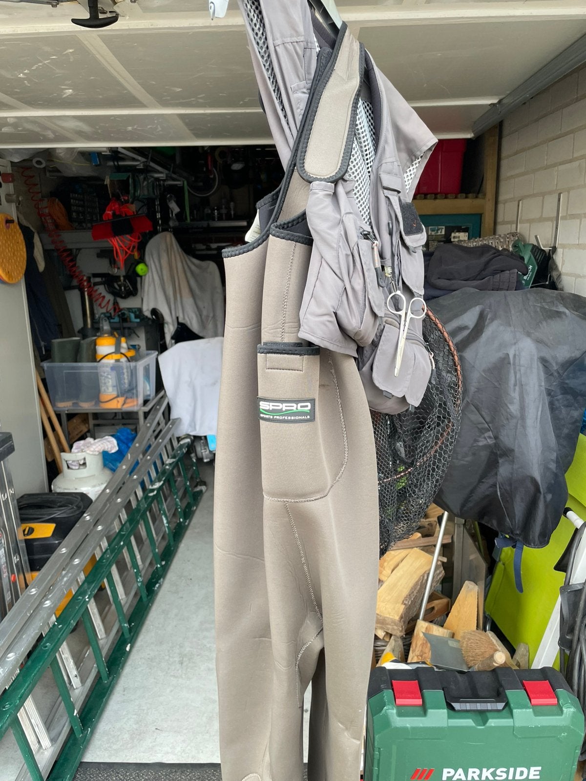 Waadpak met laarzen, Watersport en Boten, Ophalen of Verzenden, Zo goed als nieuw, Overige typen