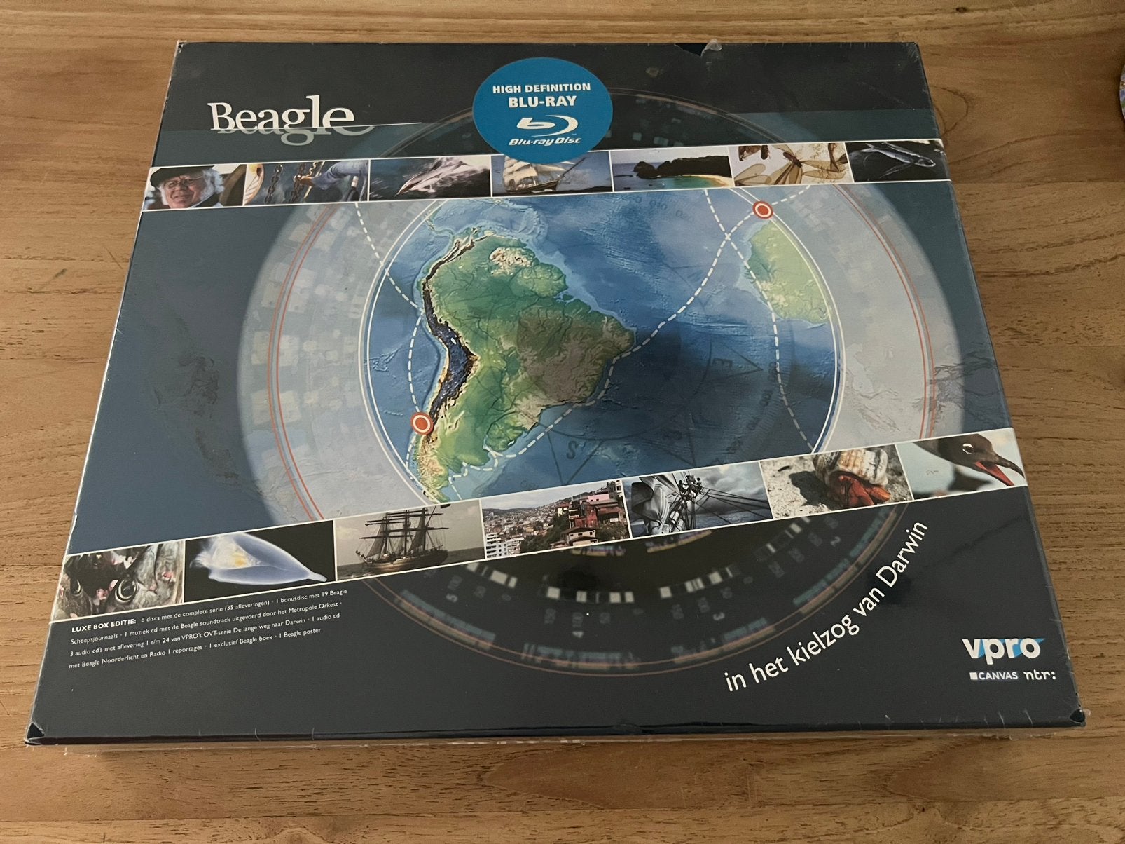 Beagle Blue Ray set, nieuw in gesealde doos met boekje, Alle leeftijden, Ophalen, Zo goed als nieuw, Natuur