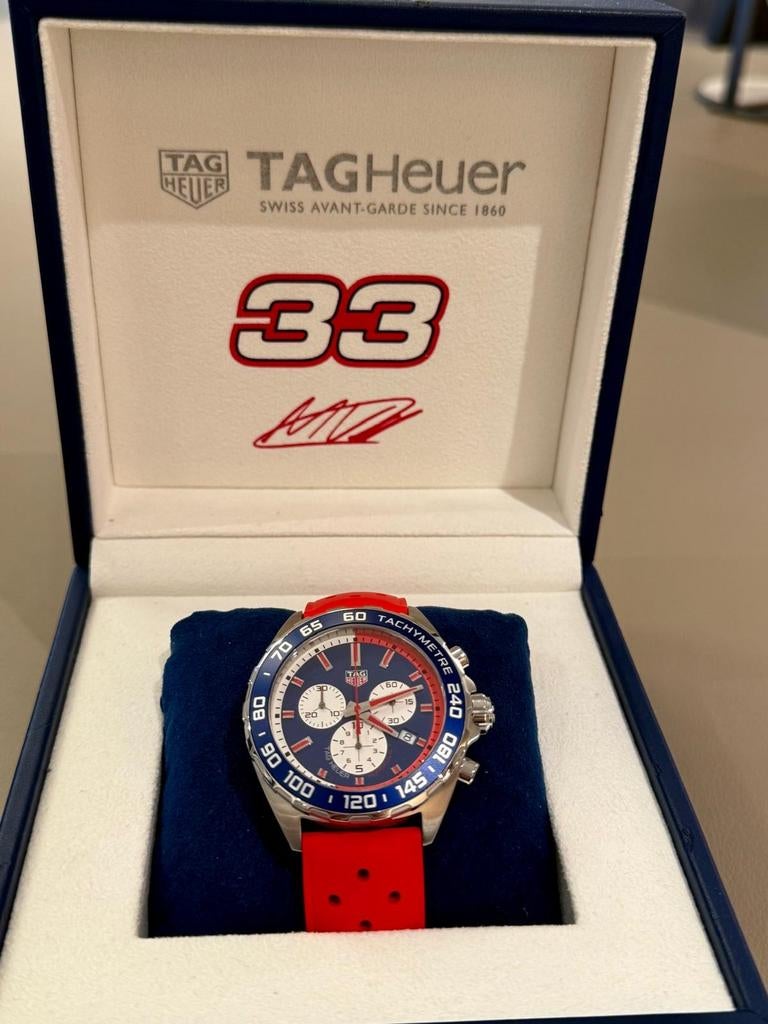 NewOldStock 2017  MaxVerstappen TAG Heuer Limited Edition, Ophalen of Verzenden, Nieuw, TAG Heuer