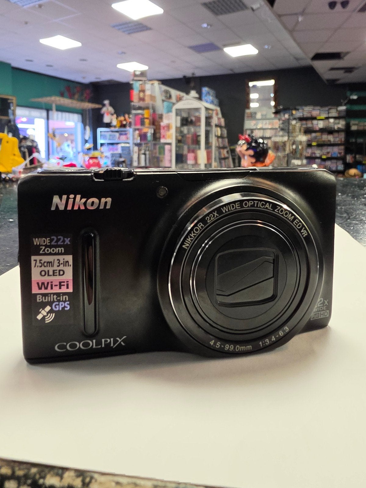 Nikon Coolpix S9500 Compactcamera met 22x Zoom en WiFi, Audio, Tv en Foto, Ophalen of Verzenden, X, X, X