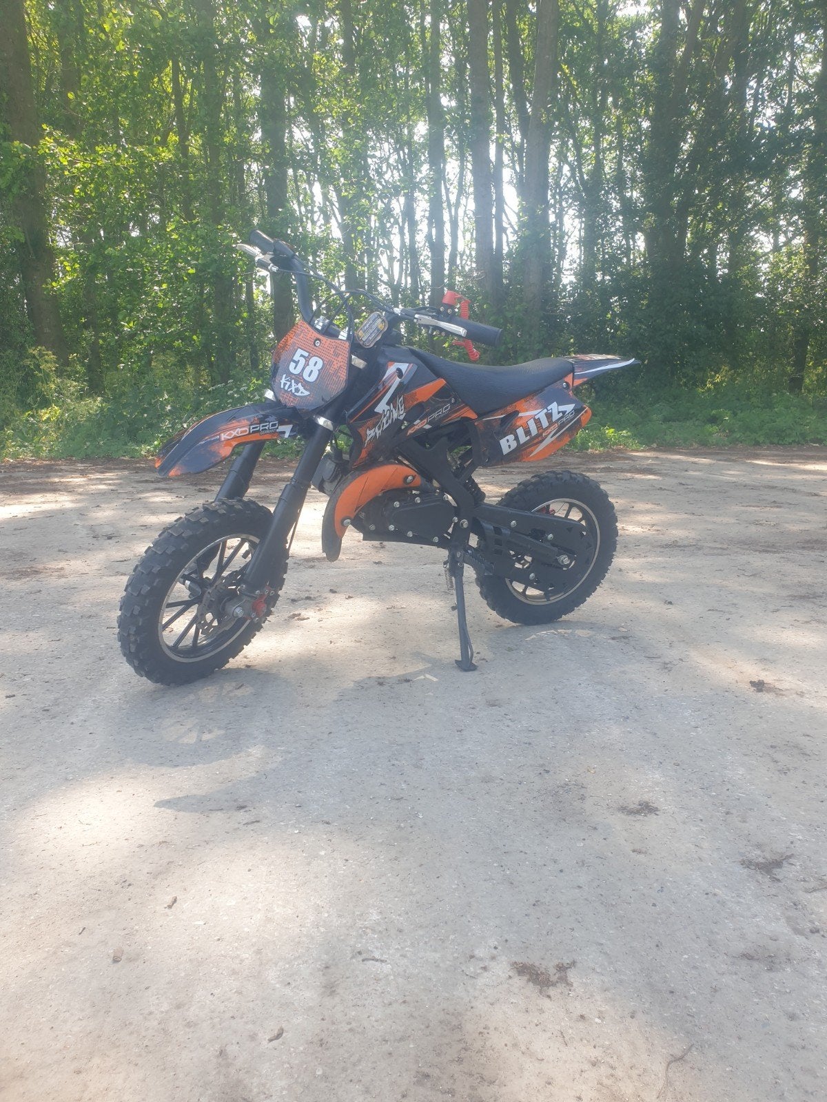 Kxd 49cc 2takt, Fietsen en Brommers, Minibikes, Midibikes en Pitbikes, Ophalen, Gebruikt, KXD Pro, 49 cc
