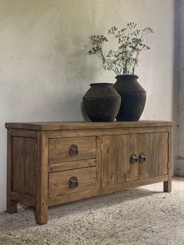 Landelijke TVKAST~ tvmeubel, televisie kast~oud,Huisje Sfeer, 150 tot 200 cm, Nieuw, Ophalen of Verzenden, Landelijk
