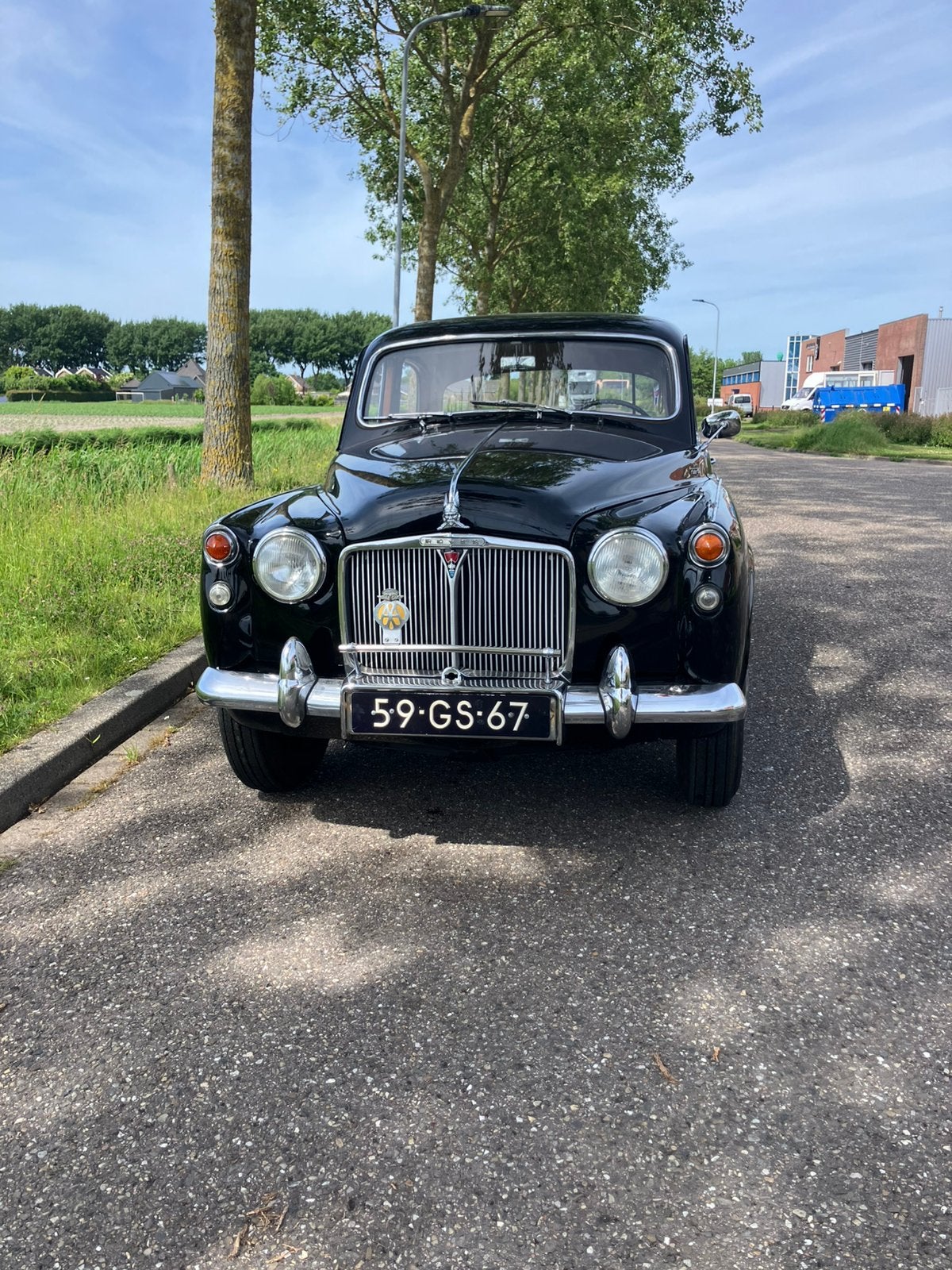 Rover  P4 95 1963  Zwart 6 Cilinder  2 .6 liter Oldtimer  !!, Auto's, Rover, 1552 kg, Achterwielaandrijving, Overige modellen