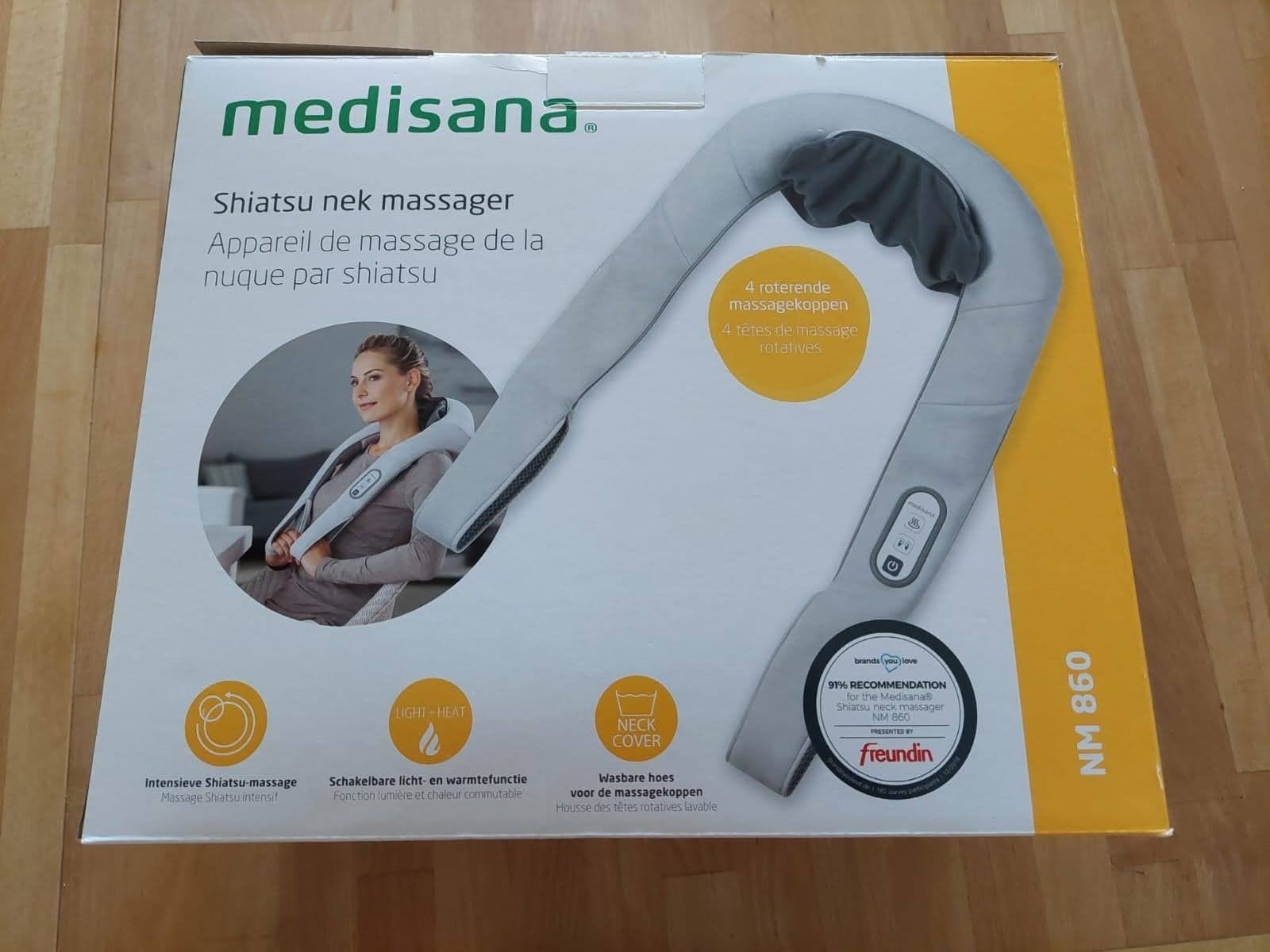 Medisana massageapparaat, Sport en Fitness, Ophalen, Zo goed als nieuw, Massagestoel of Kussen
