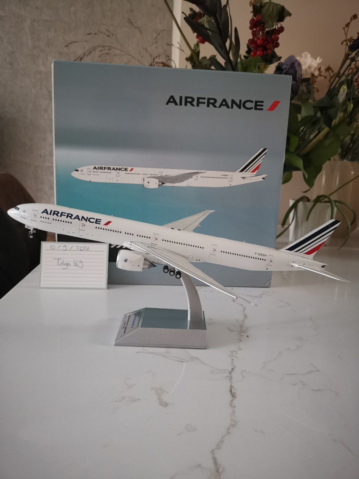 Air France B777-300ER Inflight200 1:200 Reg. F-GSQV, Overige merken, 1:200 of kleiner, Nieuw, Ophalen of Verzenden