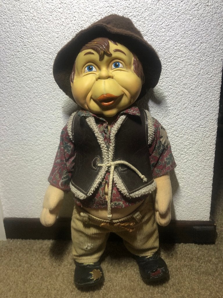Pop van volk van Laaf Efteling, Verzamelen, Ophalen of Verzenden, Gebruikt, Beeldje of Poppetje
