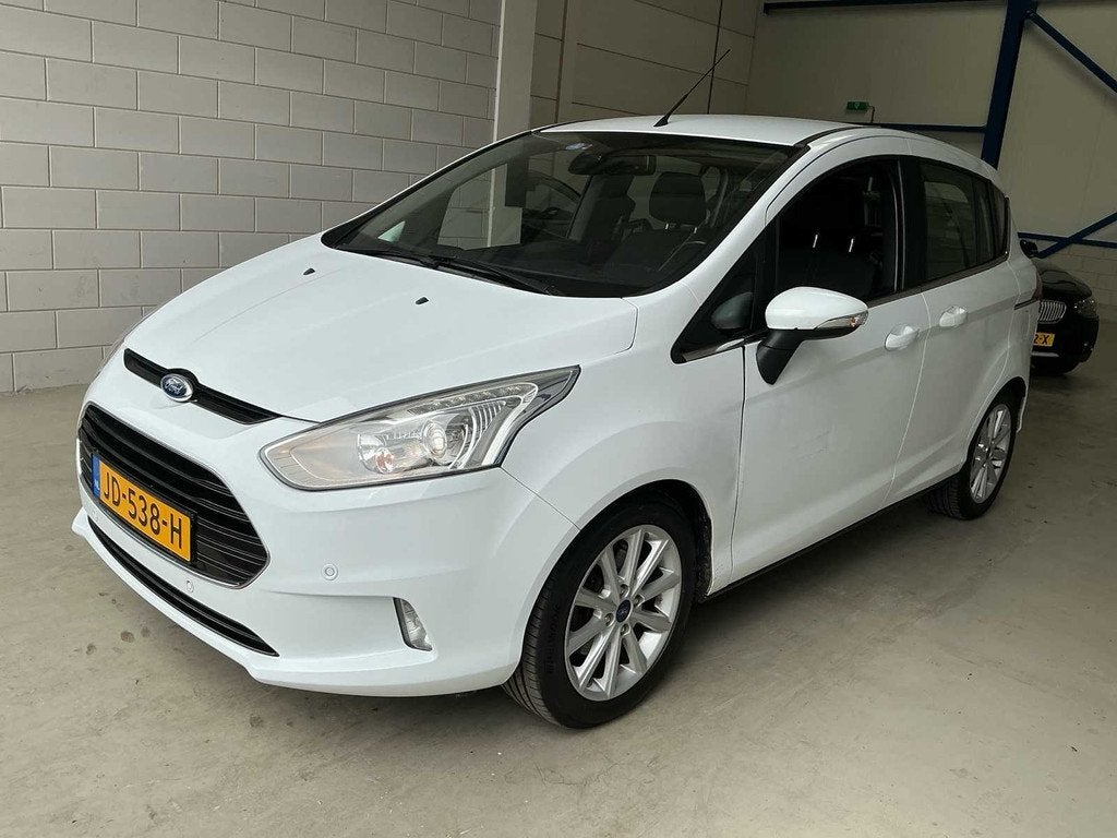 2016 Ford B-Max 1.0 EcoB. Titanium Personenauto, Auto's, Ford, Voorwielaandrijving, 101 pk, Gebruikt, Wit