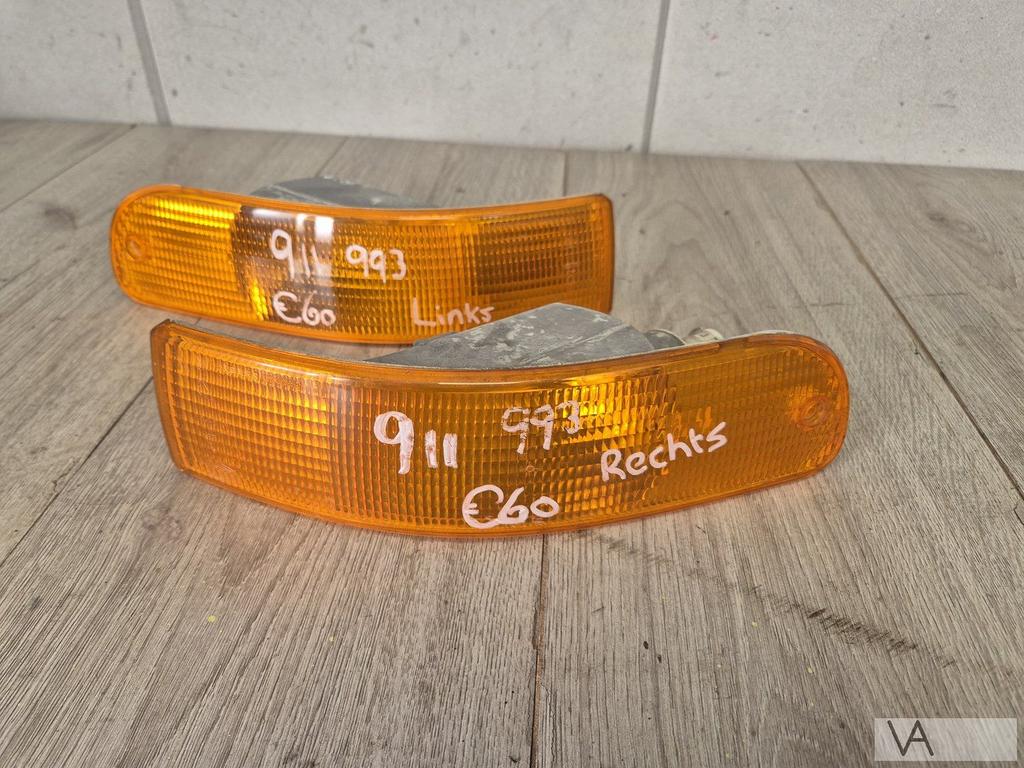 Porsche 911 993 knipperlicht links en rechts kleur ORANJE, Gebruikt, -, -, Porsche