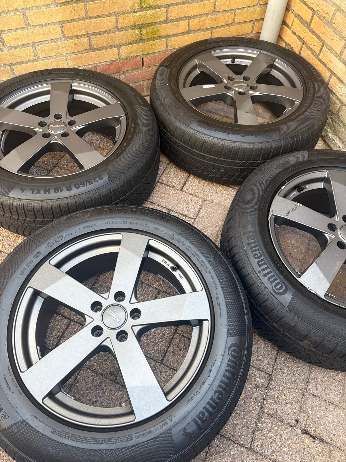 Continental WinterContact TS850P banden met Dezent velgen, Ophalen, 18 inch, Gebruikt, Banden en Velgen