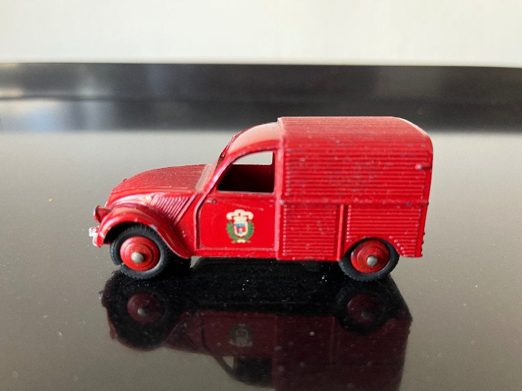 Dinky Toys #25D Citroën 2CV Incendie Pompiers, Hobby en Vrije tijd, Ophalen of Verzenden, Zo goed als nieuw, Auto, Dinky Toys