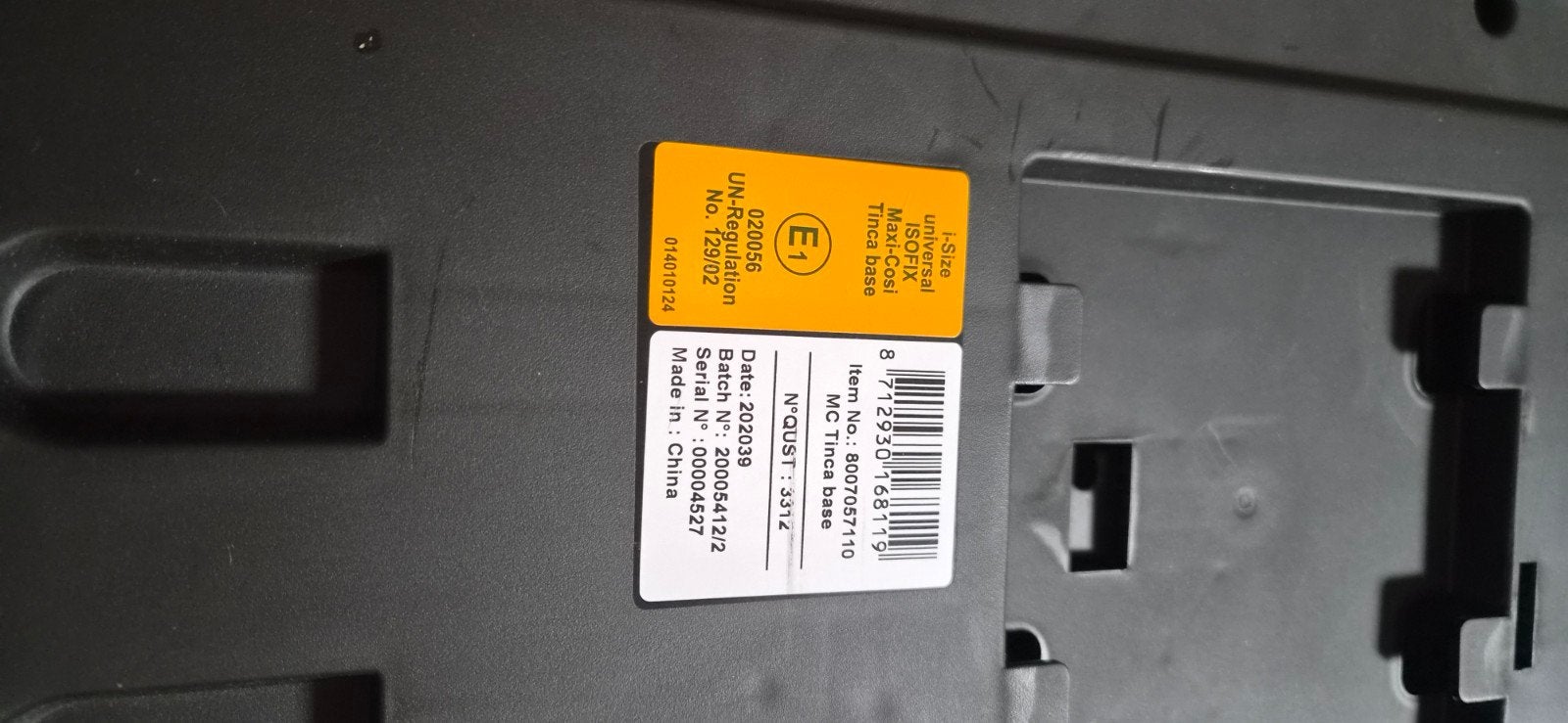 Maxi-Cosi Tinca Isofix Base, Kinderen en Baby's, Autostoeltjes, Ophalen, Zo goed als nieuw, Isofix, 0 t/m 13 kg