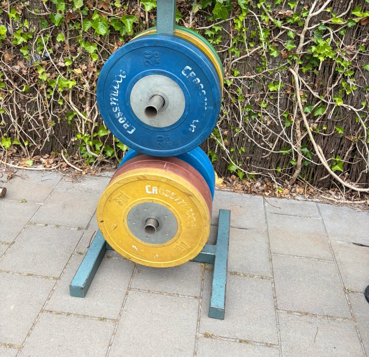 Crossmax bumper plates halterschijven crossfit gewichten, Sport en Fitness, Fitnessmaterialen, Ophalen of Verzenden, Zo goed als nieuw