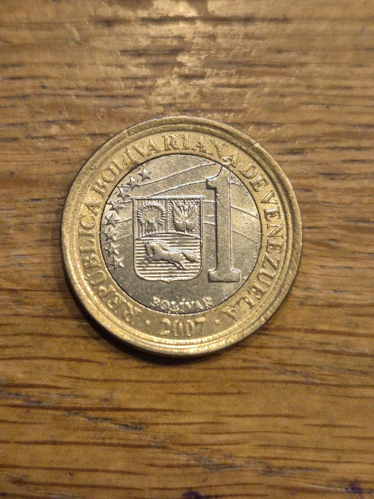 Venezuela - 1 Bolivar 2007, Verzenden, Zuid-Amerika, Losse munt