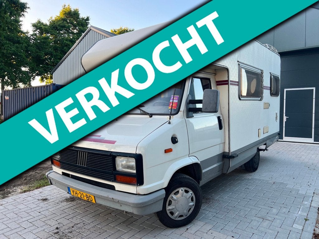 Fiat 280Butler MA 8 KAMPEERAUTO 2 jaar apk, Douche, Bedrijf, Fiat, Luifel