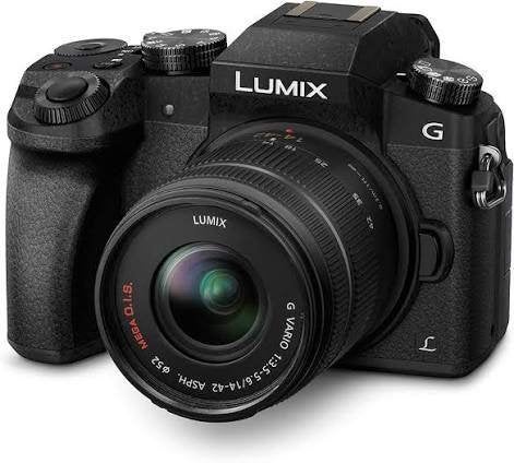 PANASONIC DMC-G70KEG-K Systemkamera (DMC-G7),  14-42 mm, Ophalen, Panasonic, Kantelbaar/draaibaar scherm, 16 megapixels