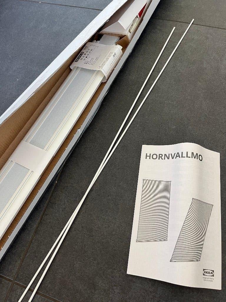 Ikea Hornvallmo plisségordijn 100x130 --> 100x80, 80 cm, Wit, Nieuw, Ophalen of Verzenden