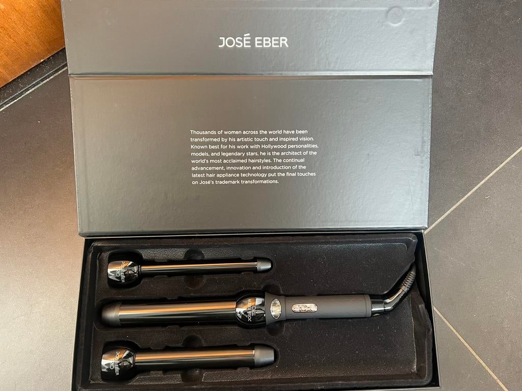 José Eber clipless trio krultang 19,25&32 mm, Sieraden, Tassen en Uiterlijk, Uiterlijk | Haarverzorging, Verzenden, Zo goed als nieuw