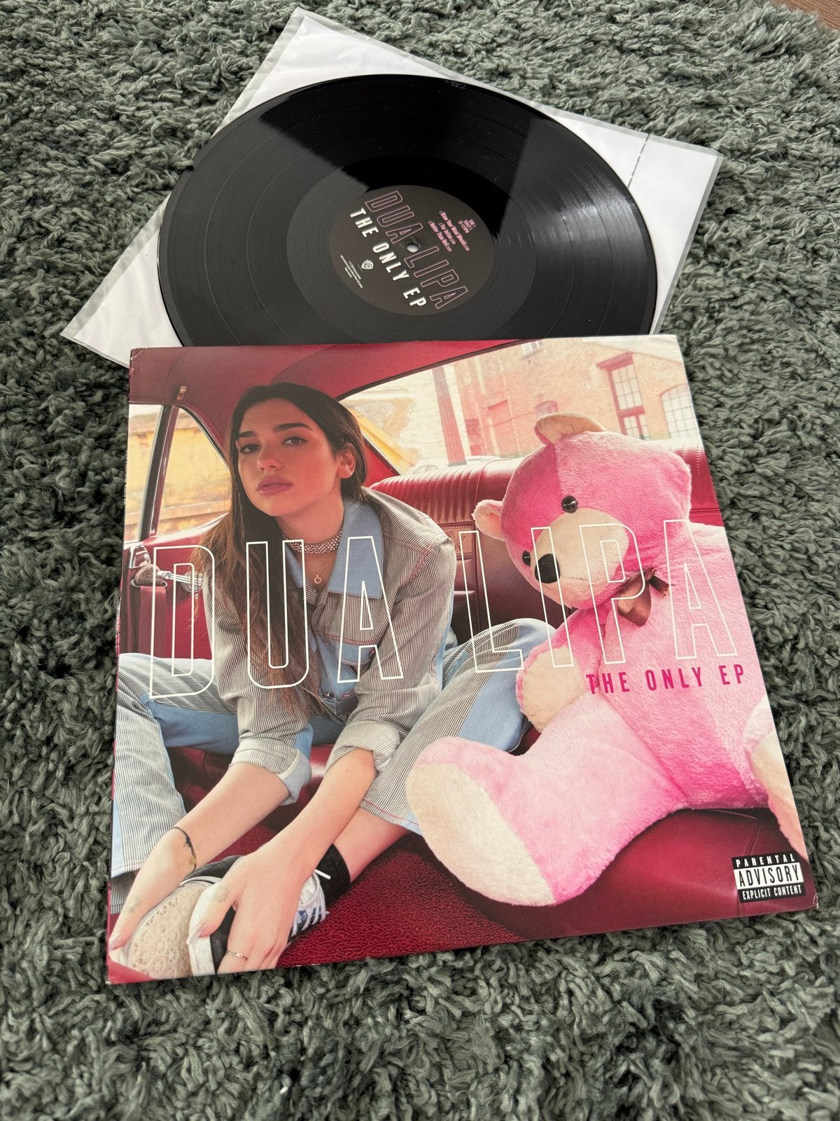 Dua Lipa The Only EP zwart vinyl, Gebruikt, Pop, Ophalen of Verzenden, EP