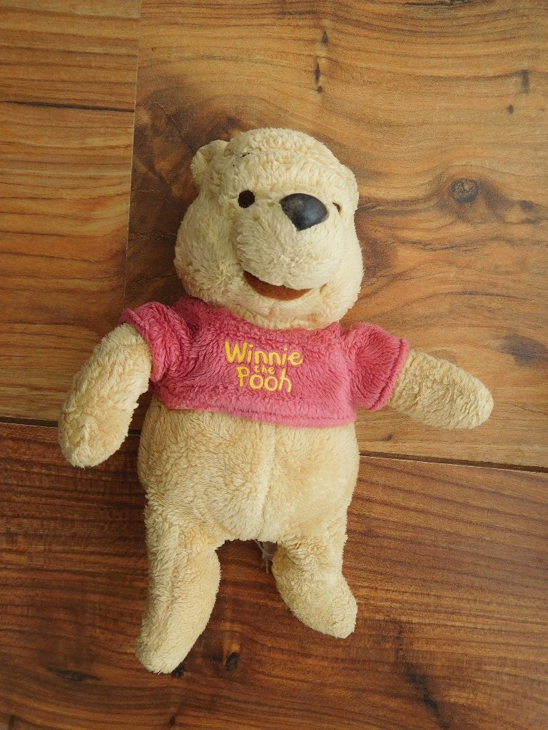 Winnie the Pooh knuffel, Ophalen of Verzenden, Gebruikt, Beer, Klein (minder dan 20 cm)