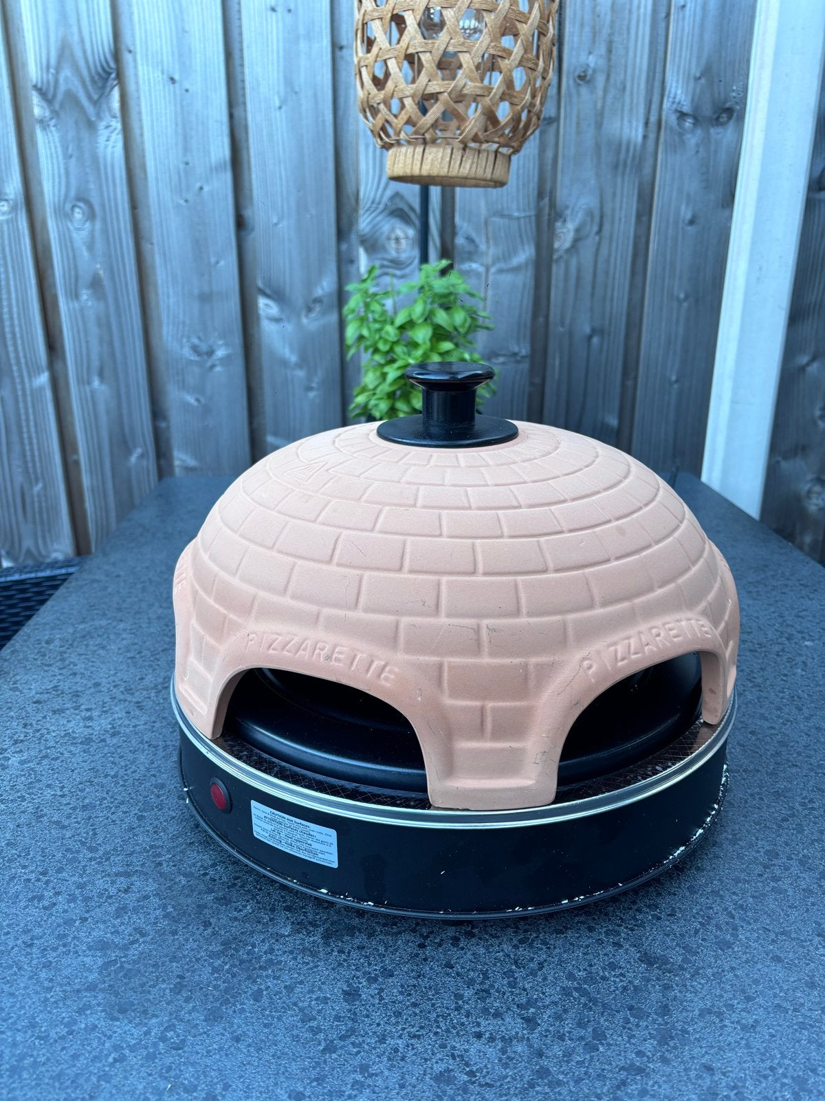 Zespersoons Pizzarette in zeer nette staat, inclusief doos, Ophalen, Zo goed als nieuw