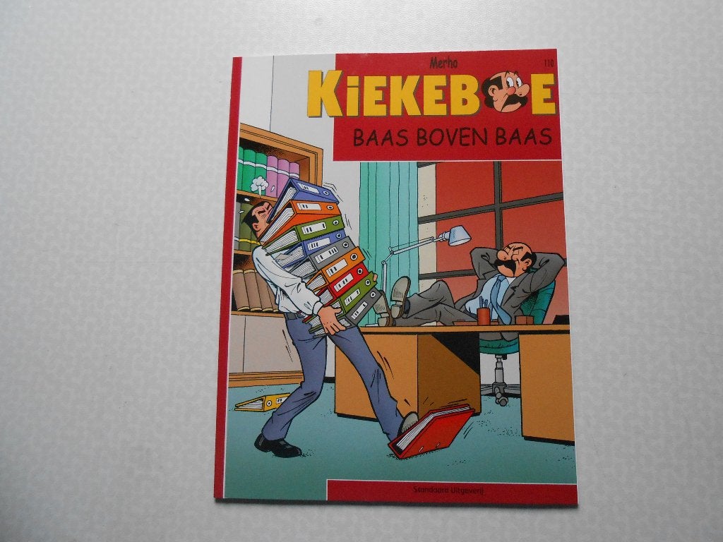 kiekeboe 110 Baas boven baas 2006 1 ste druk., Eén stripboek, Merho, Nieuw, Ophalen of Verzenden