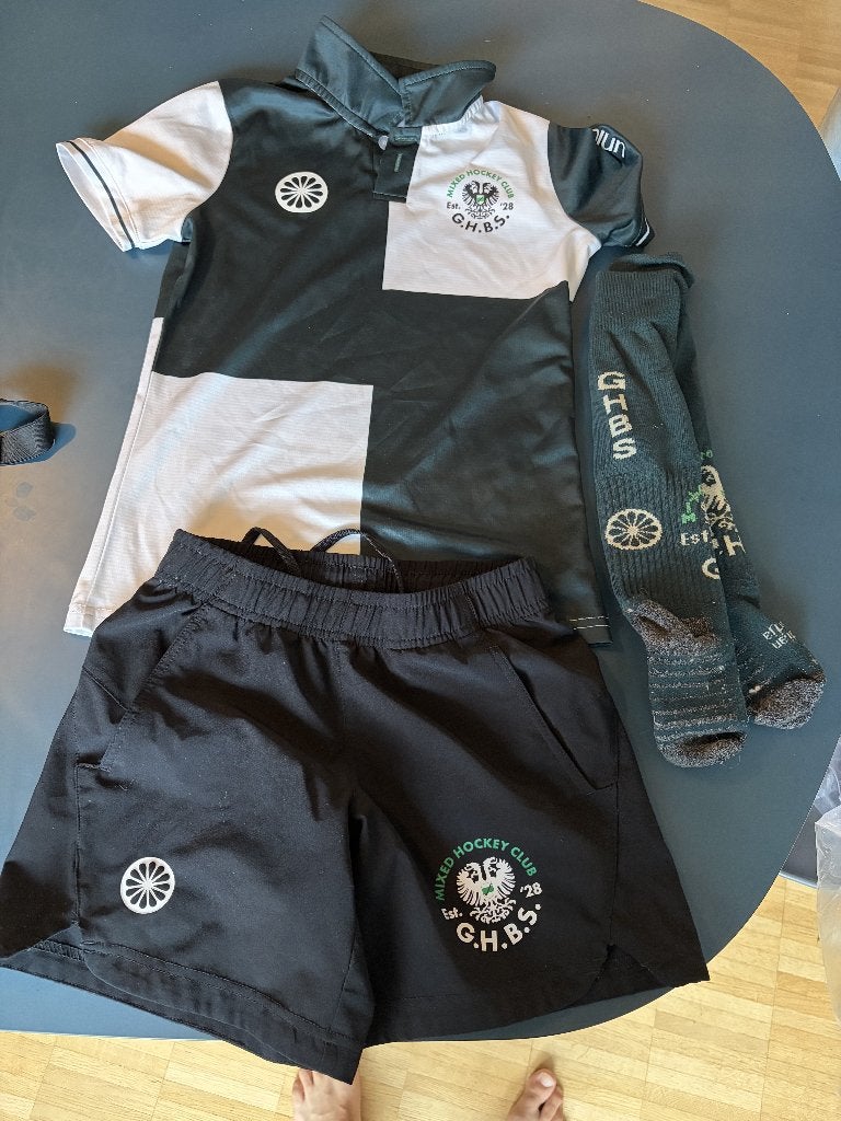 GHBS shirt+broek+sokken jongen hockey, Ophalen, Gebruikt, Kleding