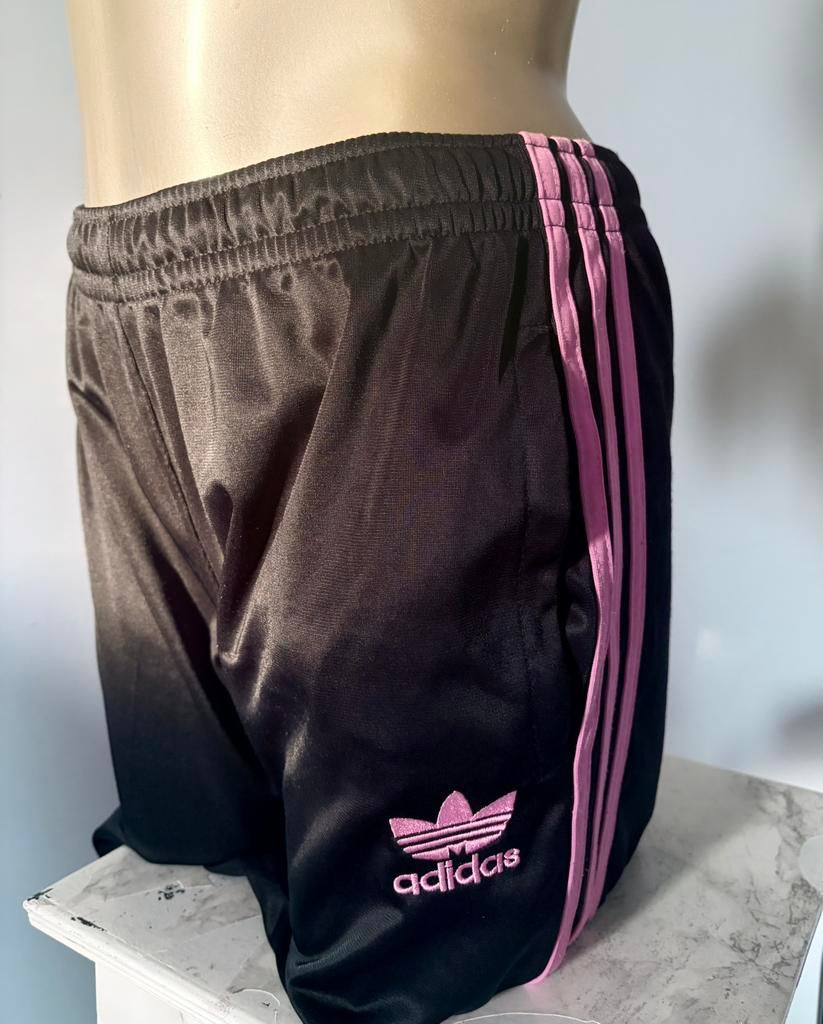 Adidas dames trainingsbroek zwart met roze strepen maat S, Ophalen of Verzenden, Zo goed als nieuw, Zwart, Overige typen