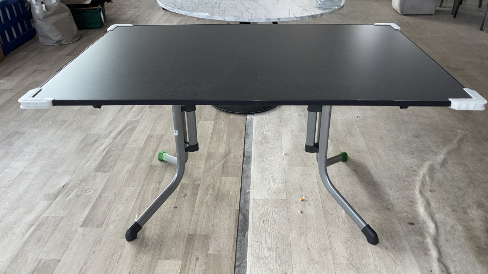 Sieger inklapbare tuintafel 90x140 cm - Zo goed als nieuw, Ophalen, Zo goed als nieuw, Rechthoekig, Metaal