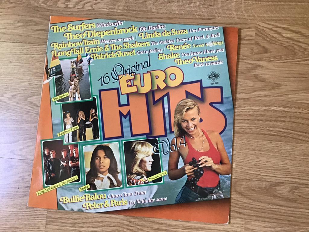 16 Original Euro Hits Vol. 4 LP - Diverse Artiesten, Ophalen of Verzenden, Zo goed als nieuw