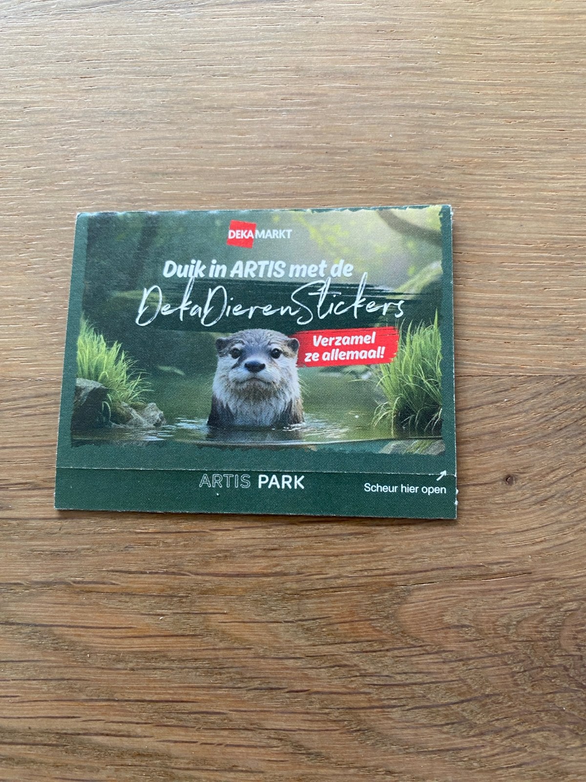 DekaMarkt Artis Dierenstickers - Verzamel ze allemaal!, Ophalen of Verzenden, Nieuw, Dier en Natuur