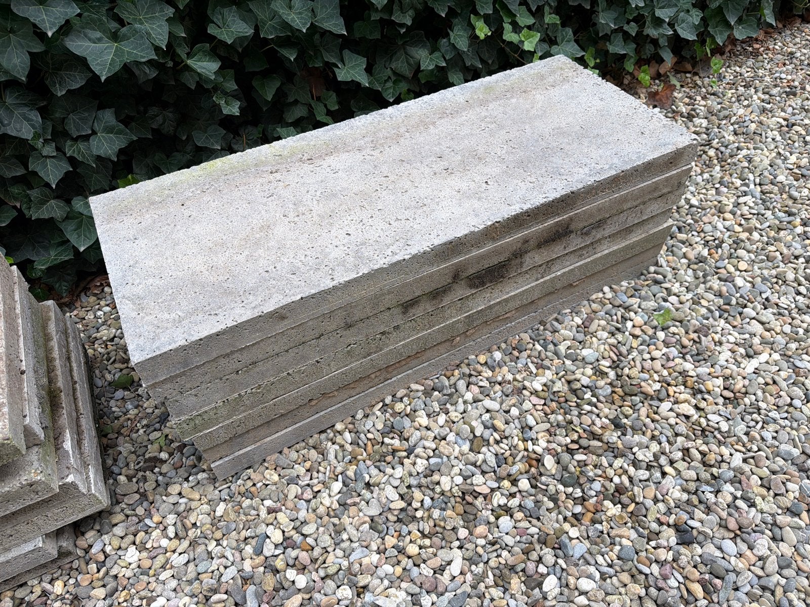 Schellevis grijs 100x40cm terrastegels, Tuin en Terras, Gebruikt, Ophalen of Verzenden, Minder dan 5 m², Beton