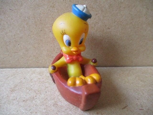 adv10439 tweety poppetje 10, Ophalen, Looney Tunes, Gebruikt, Beeldje of Figuurtje