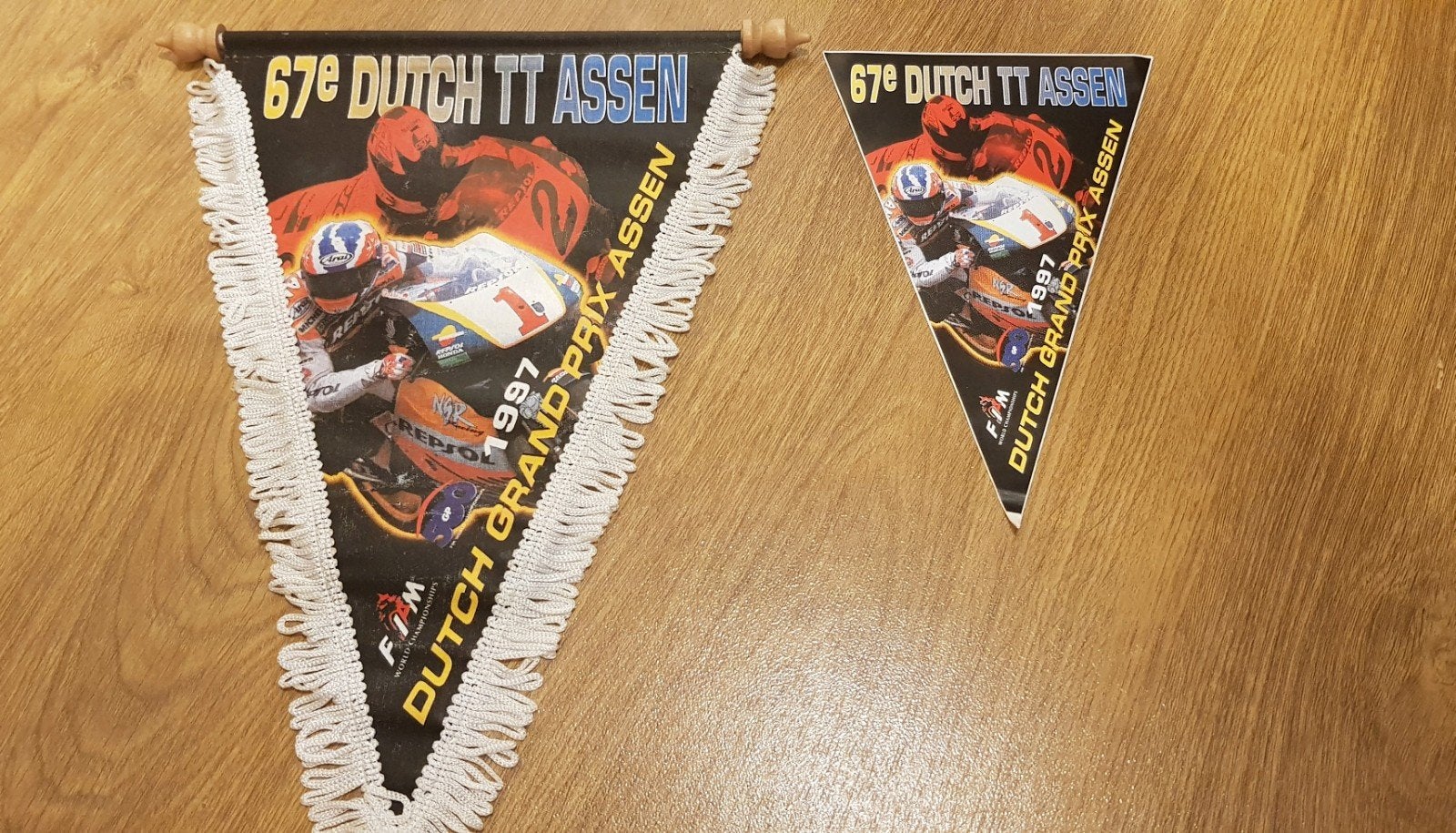 TT Assen vaantje 1997, Ophalen of Verzenden, Zo goed als nieuw