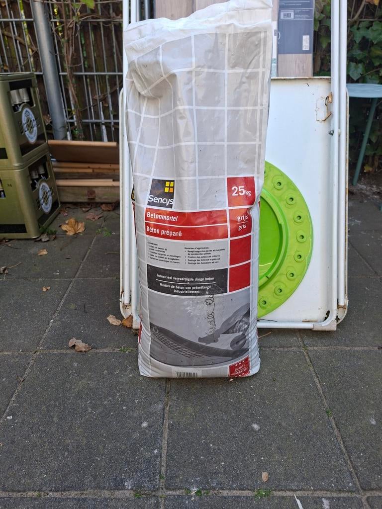 Sencys Betonmortel 25kg - Grijs, Doe-het-zelf en Verbouw, Overige Doe-het-zelf en Verbouw, Ophalen of Verzenden, Nieuw