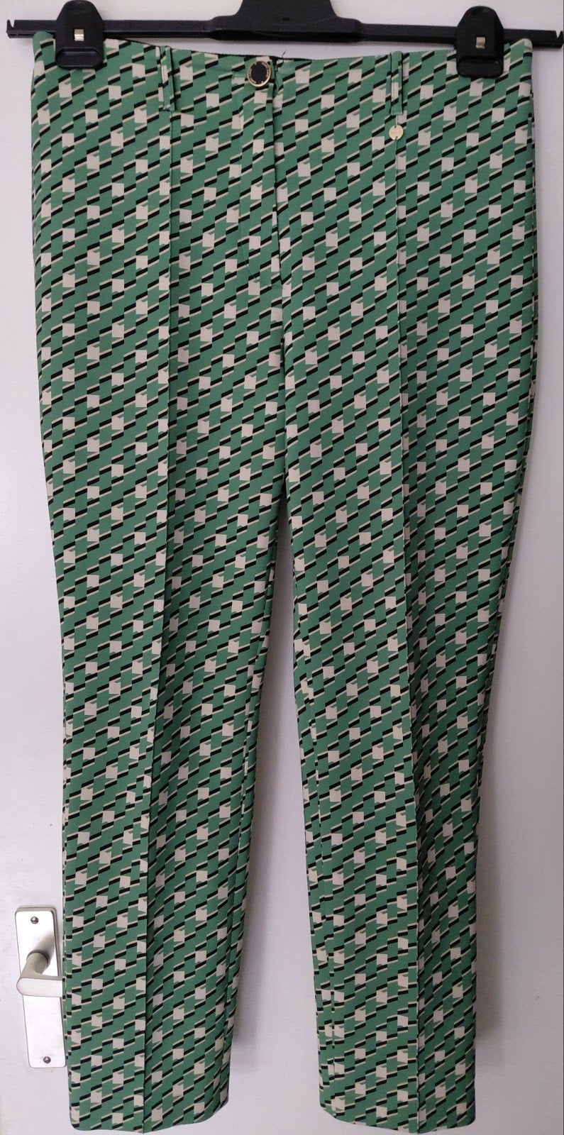 Marccain travelstof broek Maat L, Maat 42/44 (L), Ophalen of Verzenden, Zo goed als nieuw, Lang