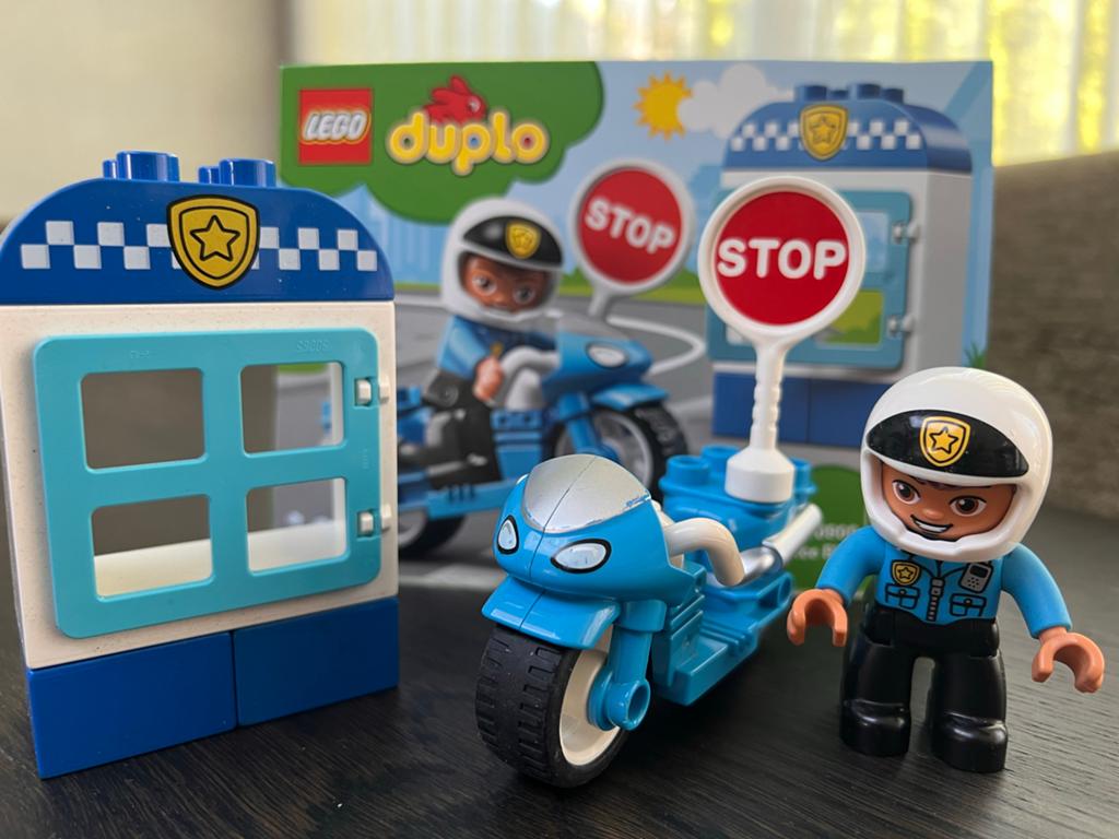 Duplo politiemotor 10900 2+, Ophalen, City, Zo goed als nieuw, Duplo