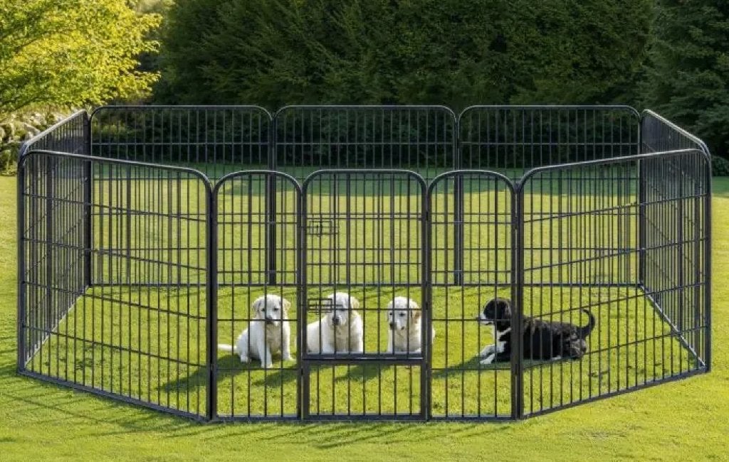 Puppyren Lisa 8 delig van Tectake 2x, Ophalen, Zo goed als nieuw