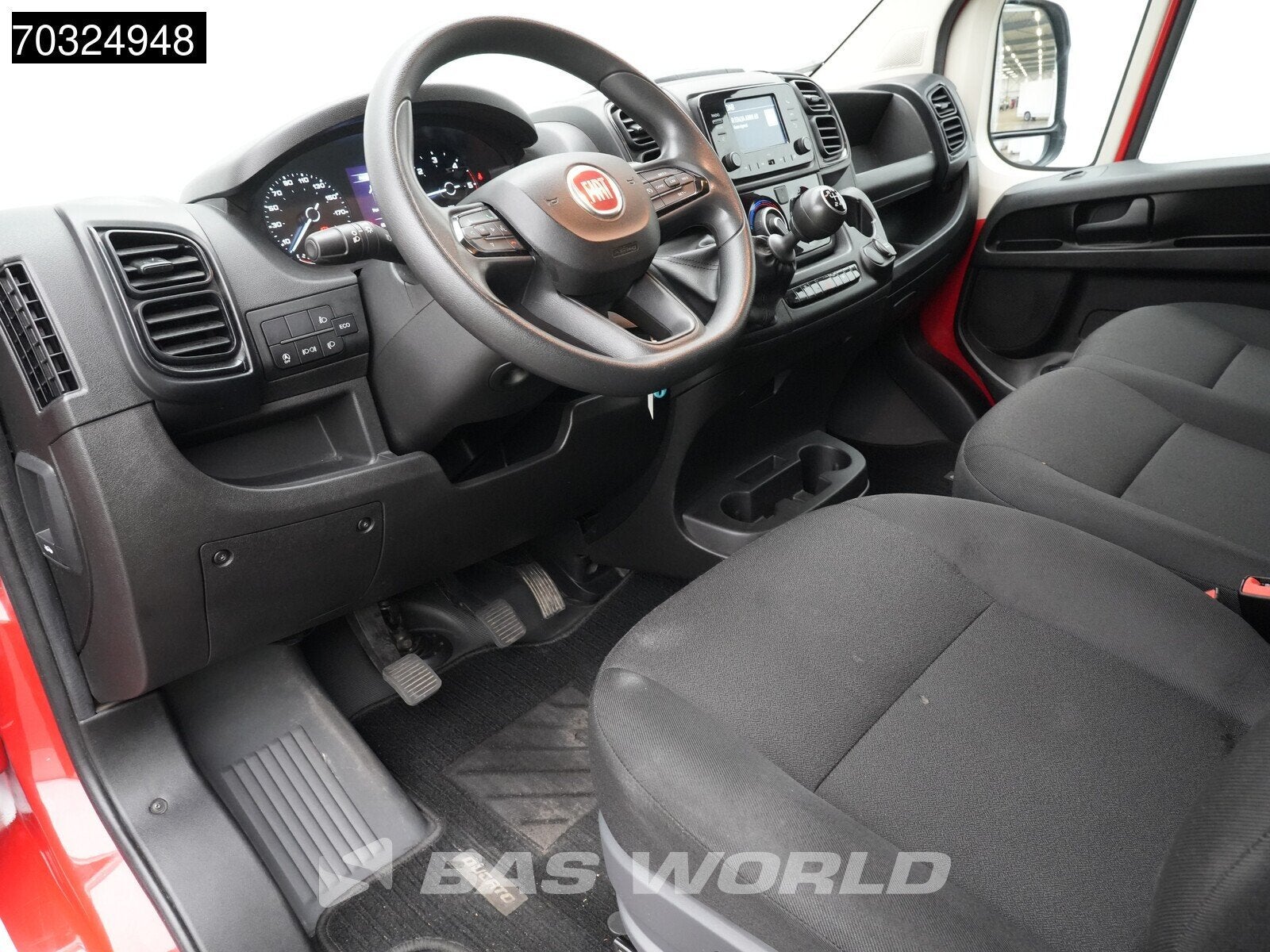 Fiat Ducato 140pk D'Hollandia Laadklep Zijdeur Bakwagen Airc, Auto's, Bestelauto's, Stof, Gebruikt, Euro 6, 4 cilinders