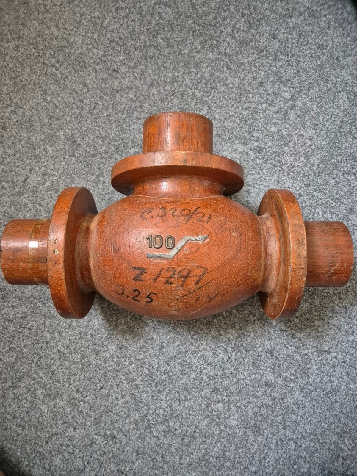 antiek houten gietmodel, Ophalen of Verzenden