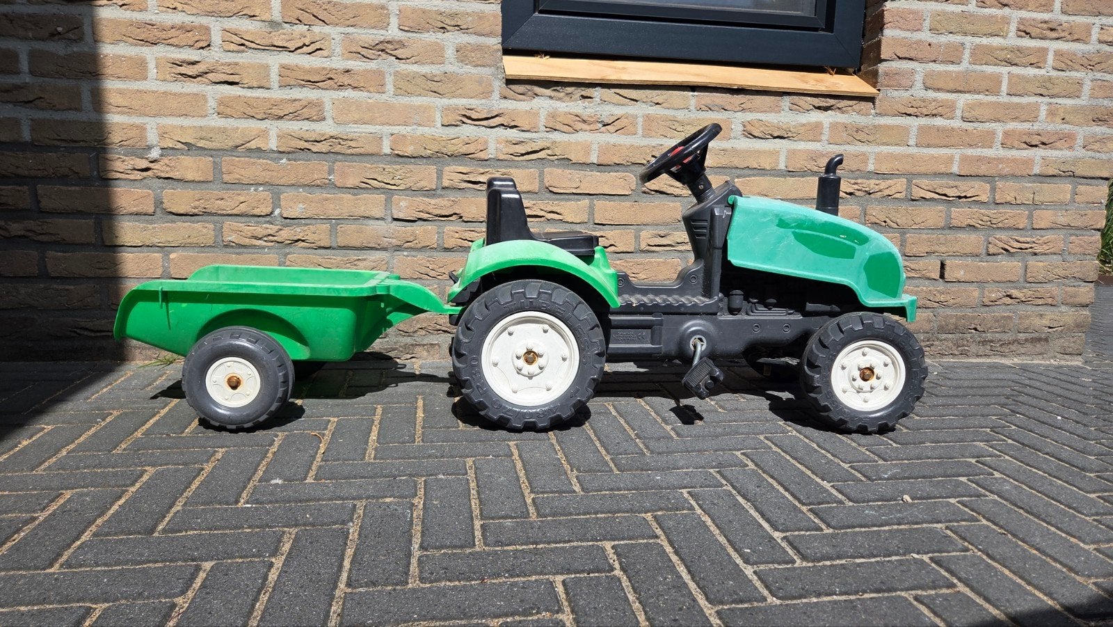 Gratis! kleine traptrekker met kar - onderhoud nodig, Ophalen, Gebruikt