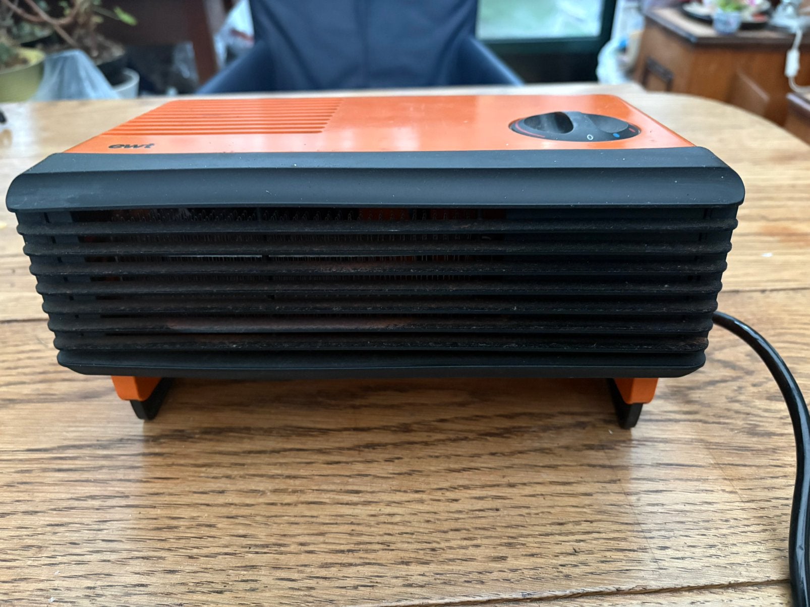 EWT, Oranje , Vintage -Ectr. Kacheltje, perfecte Look, Ophalen of Verzenden