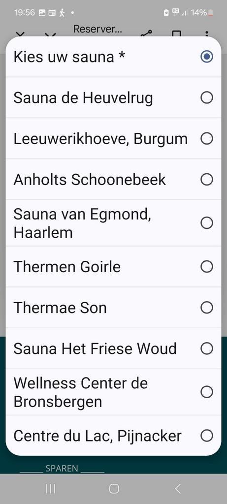 1x saunaentree bij één v/d 9 sauna-/wellnesscomplexen, Eén persoon, Cadeaubon, Spa of Sauna
