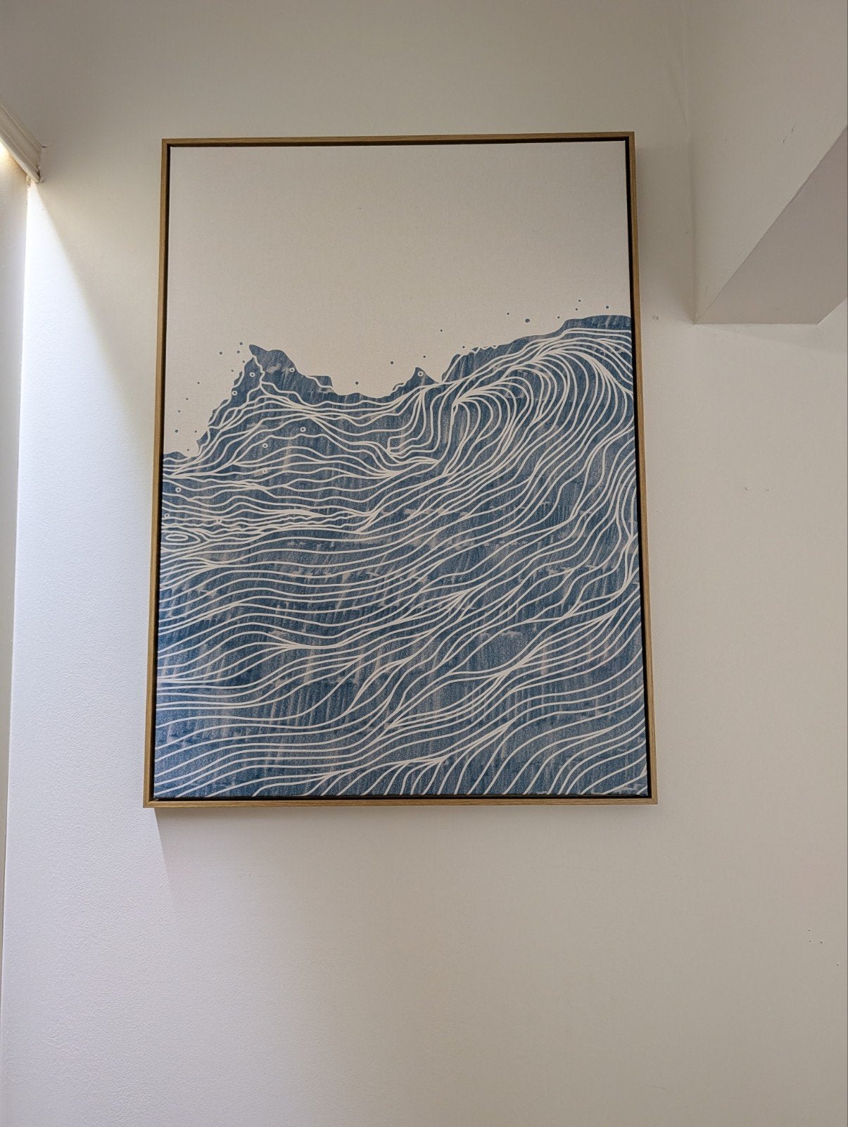 Ikea Bloddläder, canvas on baklijst. 60x70cm, Ophalen
