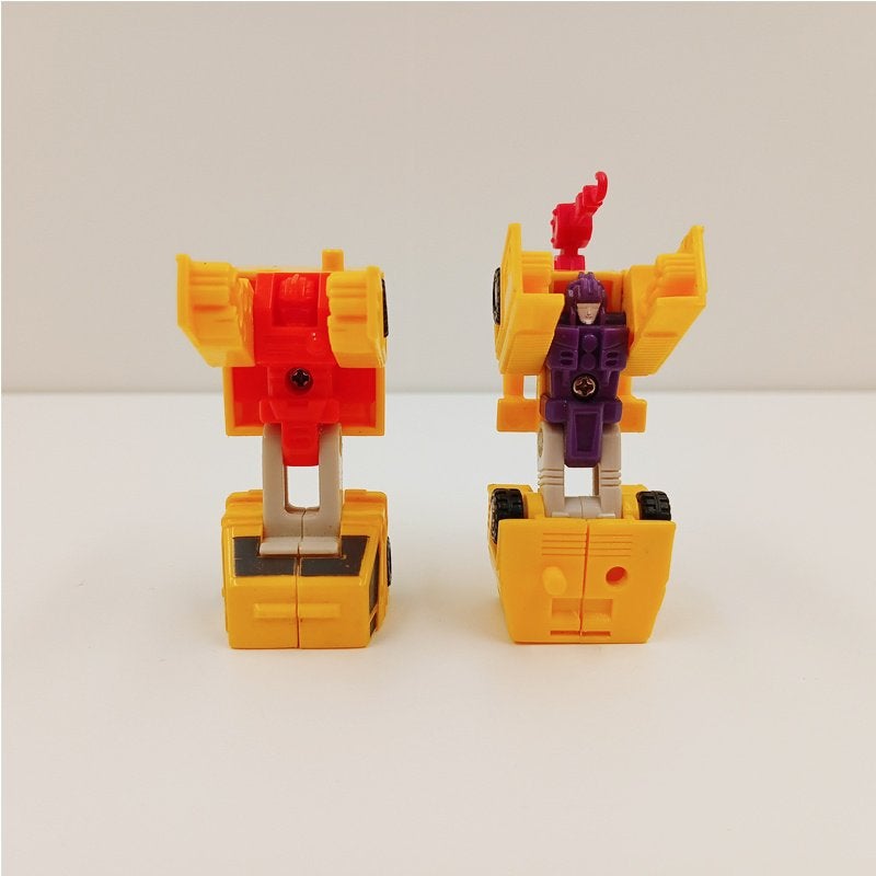 Transformers G1 Stonecruncher & Excavator Hasbro 1990, Verzamelen, Transformers, Zo goed als nieuw, G1, Ophalen of Verzenden
