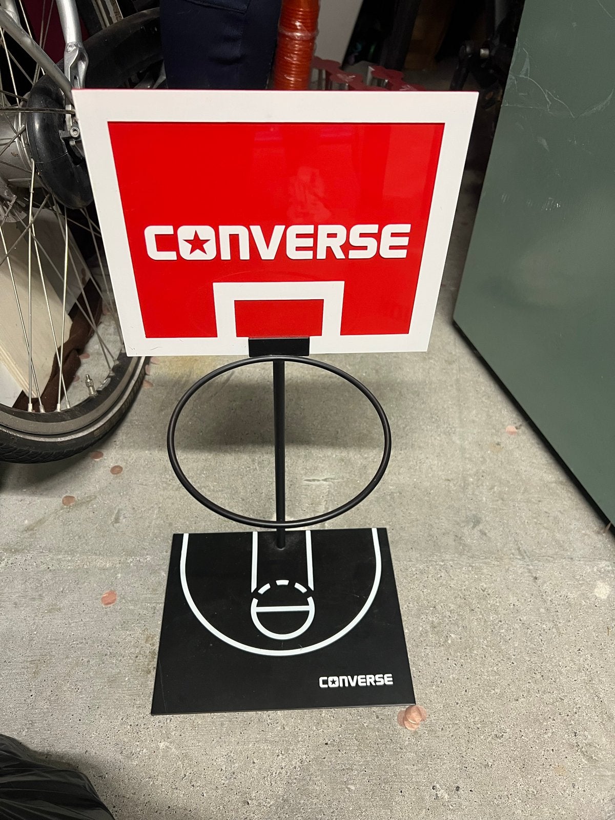 Converse Mini Basketbalring met Bord, Ophalen, Gebruikt, Ring, Bord of Paal